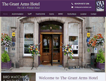 Tablet Screenshot of grantarmshotel.com